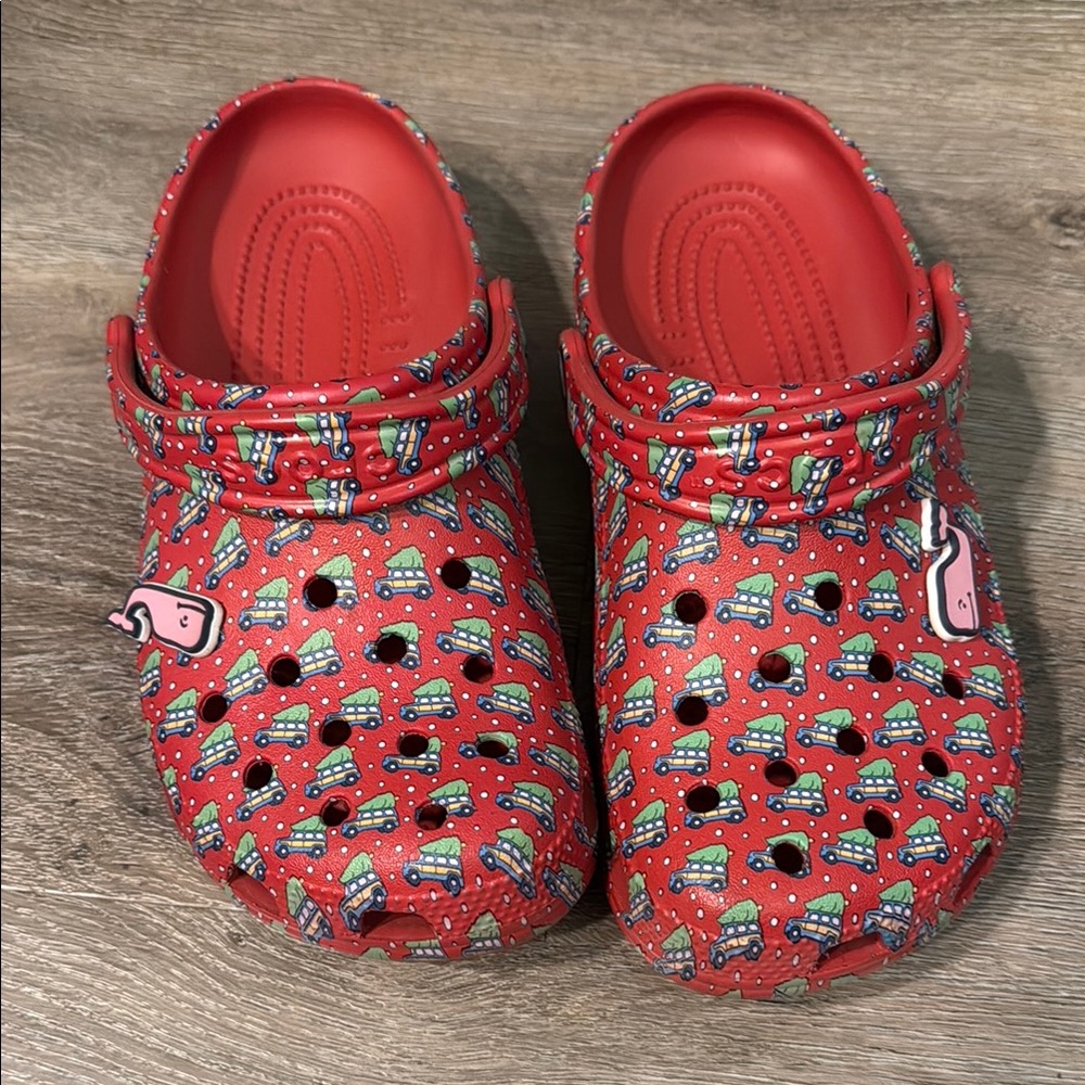 CROCS and Vineyard Vines Christmas Clogs